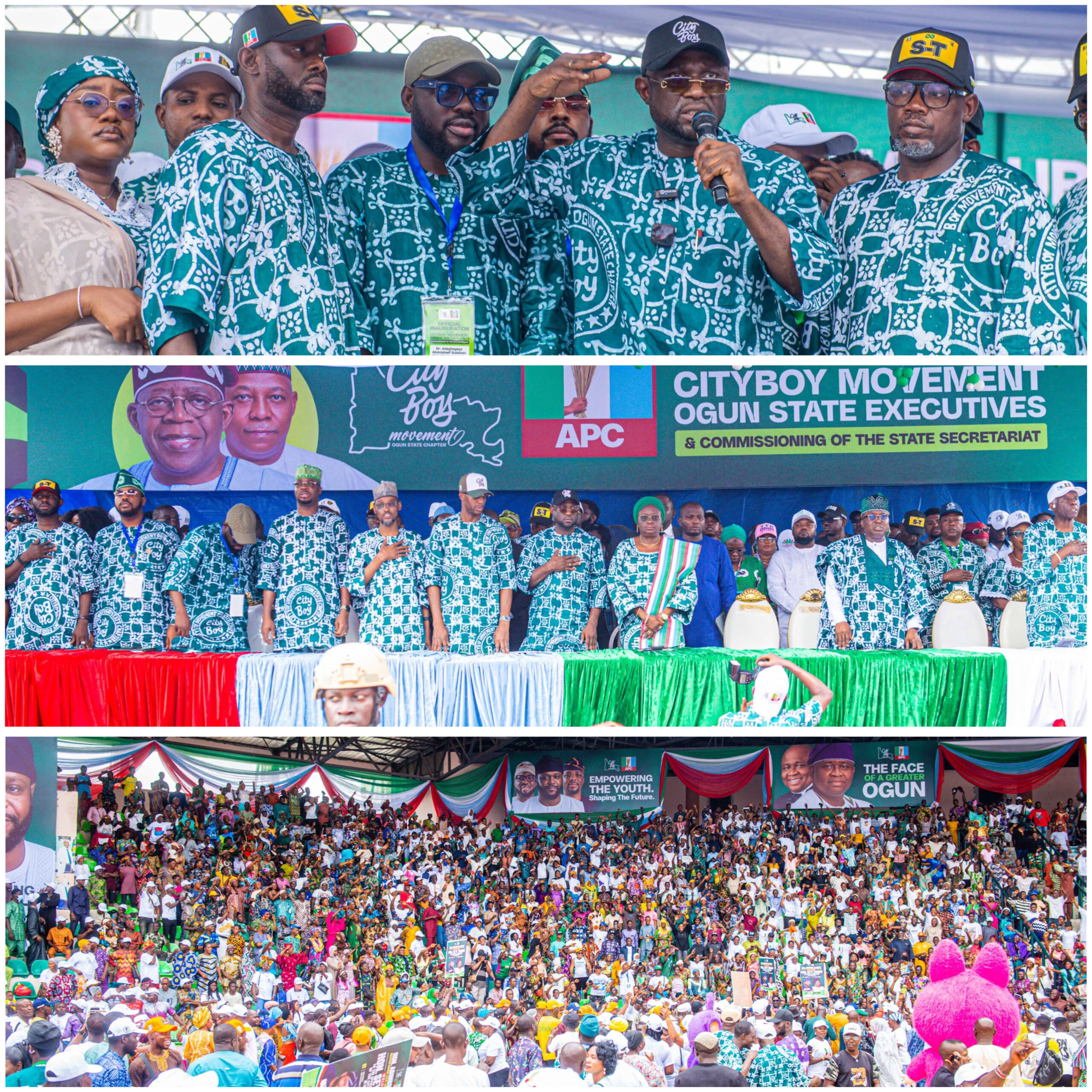 Salako-Oyeleke, Yayi Present as Shoga Takes City Boy Movement’s Grassroots Campaign to Ogun